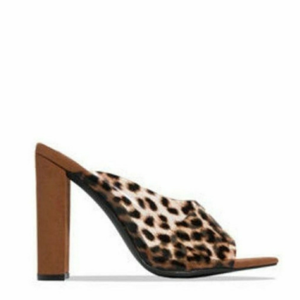 💥SOLD LAST PAIR-NIB - Leopard Mules - Picture 2 of 8